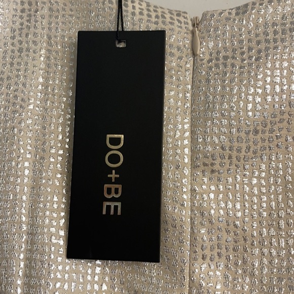 DO+BE metallic gold/silver dress, NWT - Picture 3 of 5